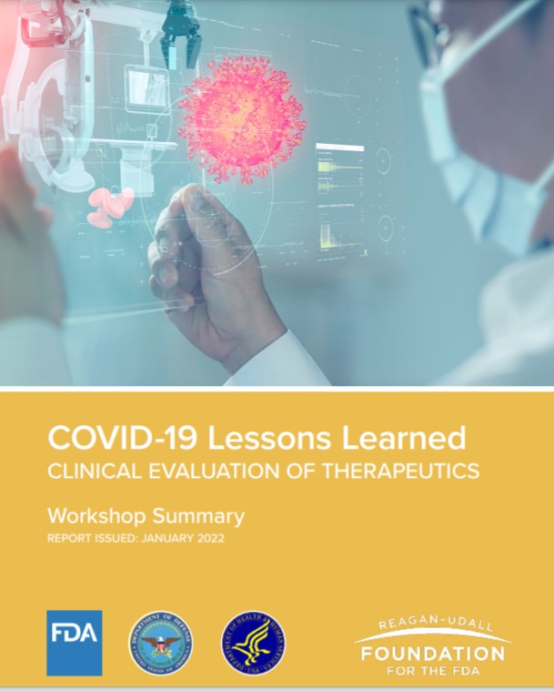 COVID19 Lessons Learned Clinical Evaluation of Therapeutics Reagan